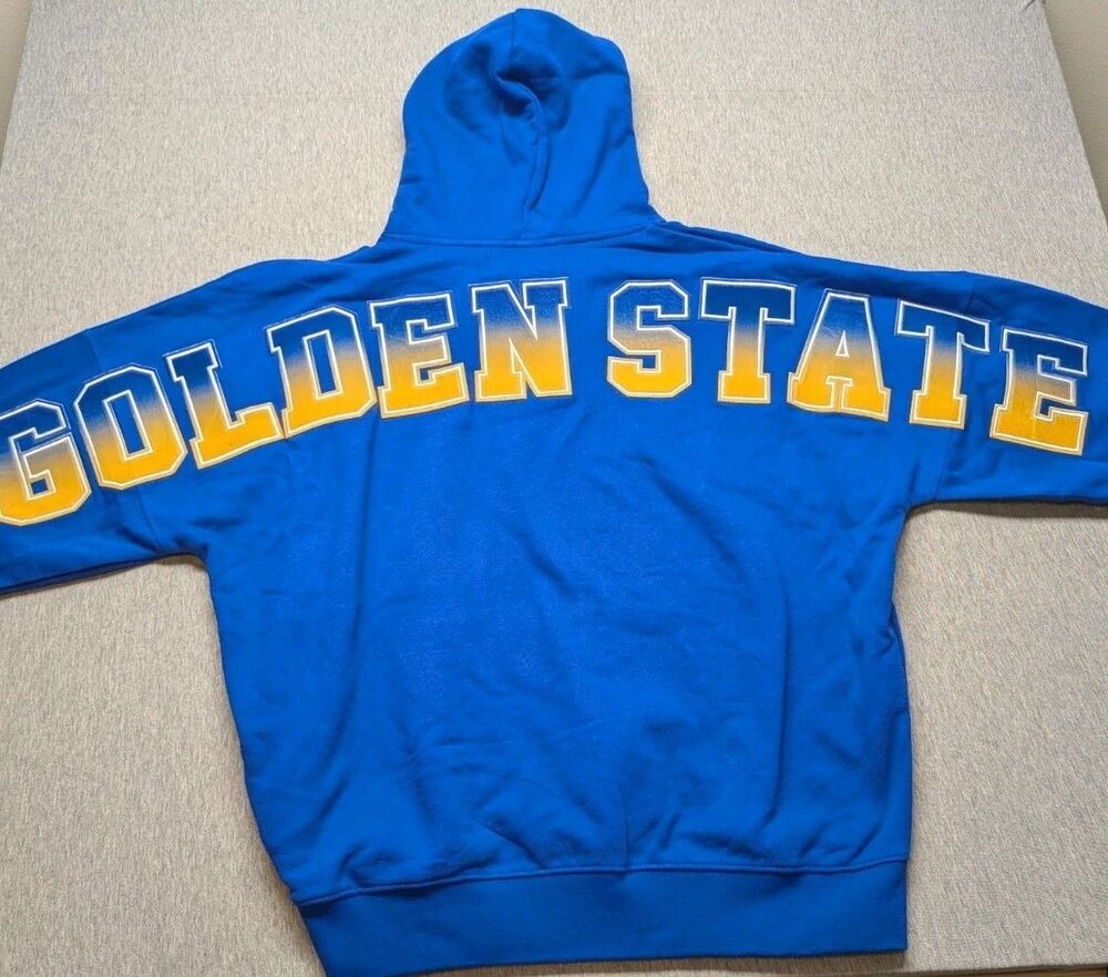 Pro Standard NBA Golden State Warriors Men’s Size XL Pullover Hoodie Blue New